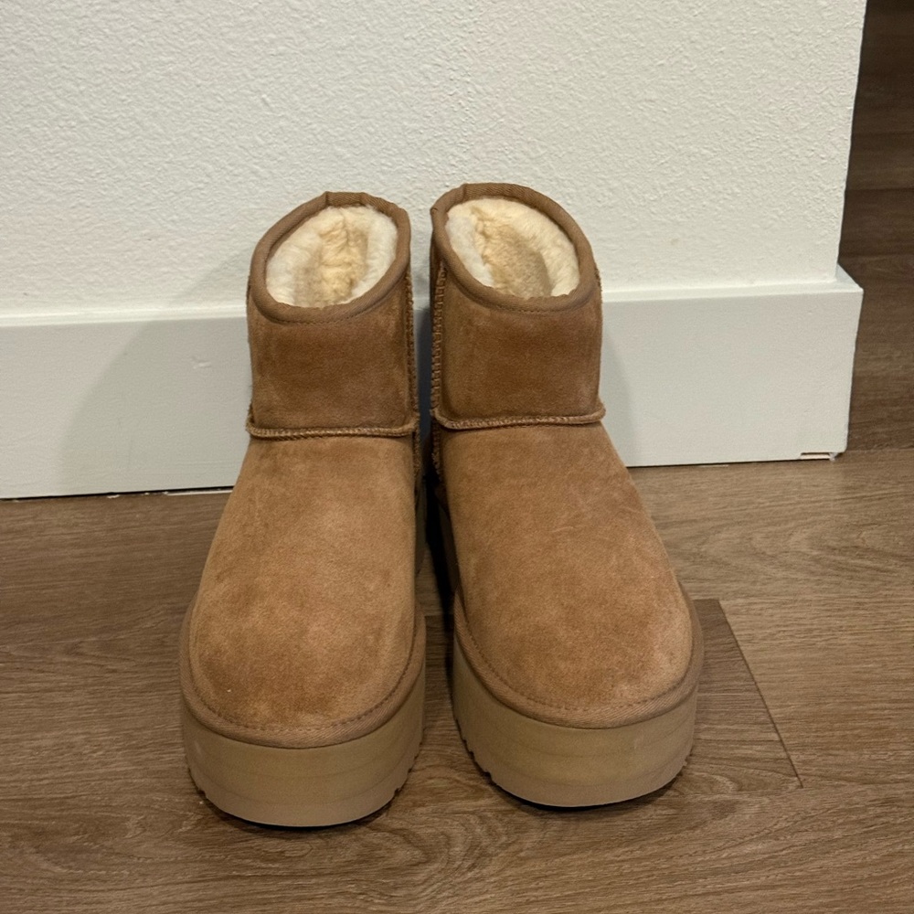 Platform Uggs chestnut - Worn once